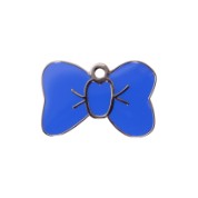 Blue Tie Enamel Cat Tag